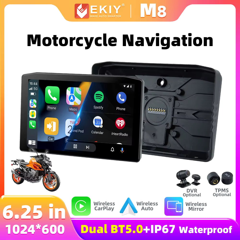 MotoDisplay 6.25" - Camaras FULLHD - Sensores de presion - Antirrobo